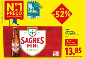Sagres Cerveja Mini Pack Económico
