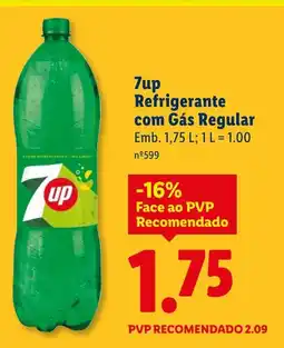 Lidl 7up Refrigerante com Gás Regular promoção