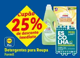 Lidl Detergentes para Roupa Formil promoção