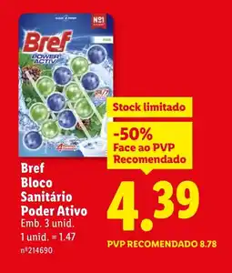 Lidl Bref Bloco Sanitário Poder Ativo promoção