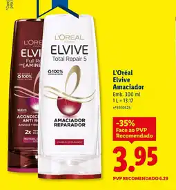 Lidl L'Oréal Elvive Amaciador promoção