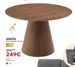 Homy Casa ANATA Mesa de jantar redonda promoção