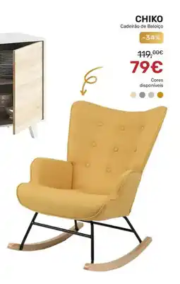 Homy Casa CHIKO Cadeirão de Baloiço promoção