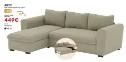 Homy Casa ASTY Sofá chaise longue com cama promoção