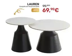 Homy Casa LAUREN Conjunto de mesas de apoio promoção