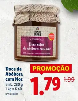 Lidl Doce de Abóbora com Noz promoção