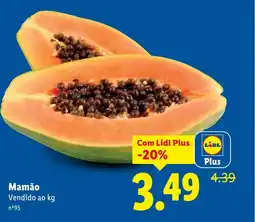 Lidl Mamão promoção