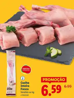 Lidl Coelho Inteiro Fresco promoção