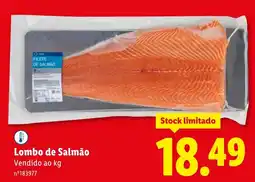 Lidl Lombo de Salmão promoção
