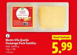 Lidl Monte Vila Queijo Flamengo Pack Familiar promoção