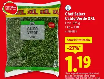 Lidl Chef Select Caldo Verde XXL promoção