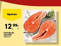 Continente Postas de salmao frescas promoção