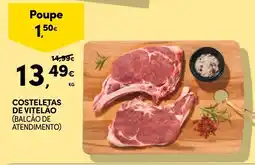 Continente Costeletas de vitelao promoção