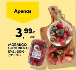 Continente Morango continente promoção