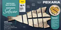 Continente Bacalhau continente seleção salgado seco inteiro promoção