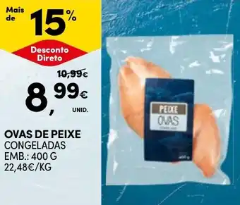 Continente Ovas de peixe congeladas promoção
