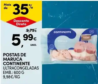 Continente Postas de maruca continente promoção