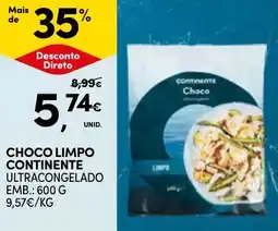 Continente Choco limpo continente promoção