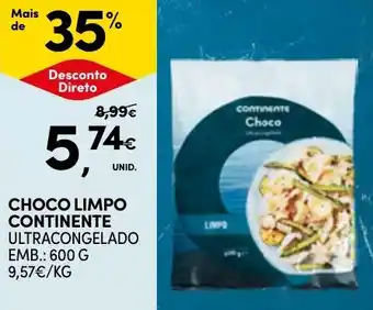 Continente Choco limpo continente promoção