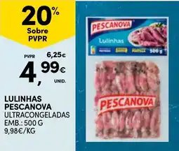 Continente Lulinhas pescanova promoção