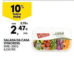 Continente Salada da casa vitacress promoção