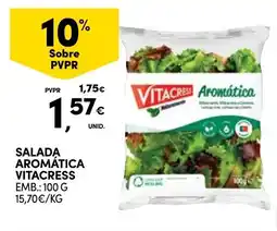 Continente Salada aromática vitacress promoção
