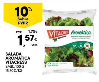 Continente Salada aromática vitacress promoção