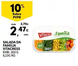 Continente Saląda da familia vitacress promoção