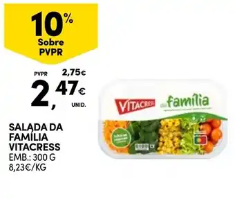 Continente Saląda da familia vitacress promoção