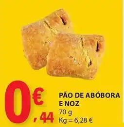 E.Leclerc Pão de abóbora e noz promoção