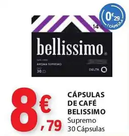 E.Leclerc Cápsulas de café belissimo promoção