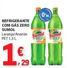 E.Leclerc Refrigerante com gás zero sumol promoção