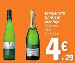 E.Leclerc Espumante danúbio aliança promoção