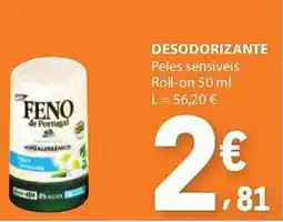 E.Leclerc Desodorizante Feno de Portugal promoção