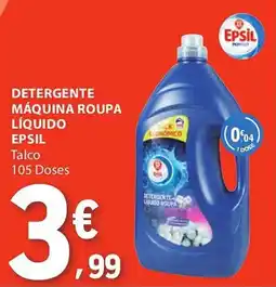 E.Leclerc Detergente máquina roupa líquido epsil promoção