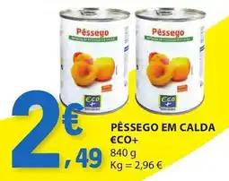 E.Leclerc Pêssego em calda €co+ promoção