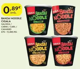 Spar Banzai noodle cigala promoção
