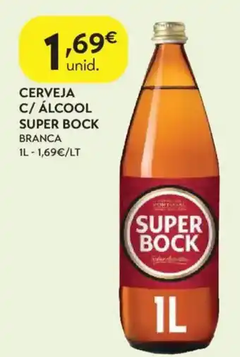 Cerveja c/ álcool super bock branca