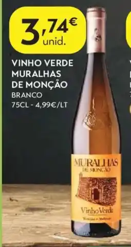 Spar Vinho verde muralhas de monção branco promoção