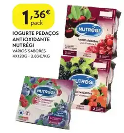 Spar Iogurte pedaços antioxidante nutrégi promoção