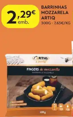 Spar Barrinhas mozzarela artiq promoção