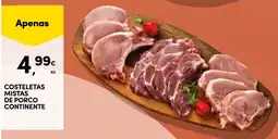 Continente Costeletas mistas de porco continente promoção