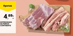 Continente Entremeada de porco continente promoção