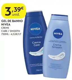 Spar Gel de banho nivea promoção