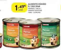 Spar Alimento humido p/ cão spar promoção