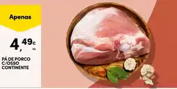 Continente Pá de porco c/osso continente promoção