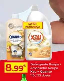 Miranda Supermercados Detergente Roupa + Amaciador Roupa Xau + Quanto promoção