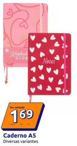 Action Caderno A5 promoção