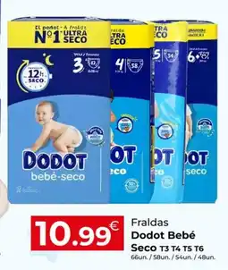 Miranda Supermercados Fraldas Dodot Bebé Seco T3 T4 T5 T6 promoção