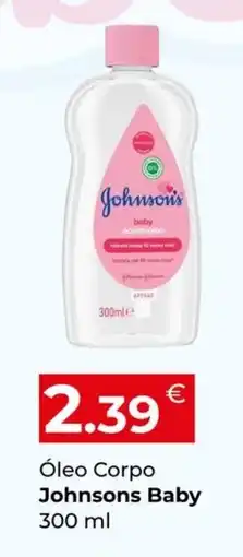 Miranda Supermercados Óleo Corpo Johnsons Baby promoção